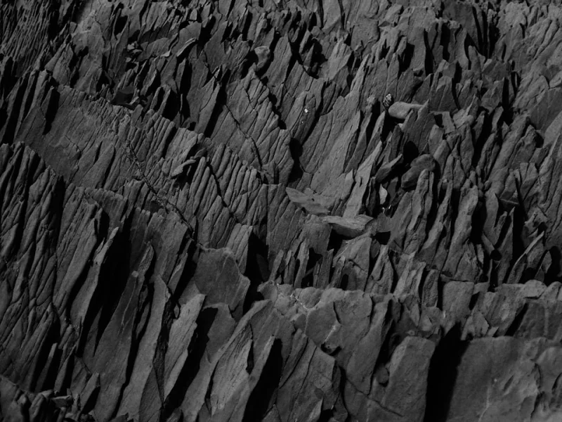 Gray, rocky wall